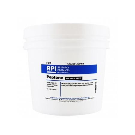 Rpi Peptone, Granulated, 2 KG P20250-2000.0